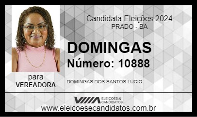 Candidato DOMINGAS 2024 - PRADO - Eleições