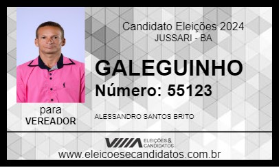 Candidato GALEGUINHO 2024 - JUSSARI - Eleições