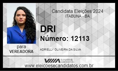 Candidato DRI 2024 - ITABUNA - Eleições