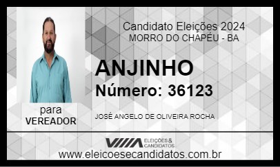 Candidato ANJINHO 2024 - MORRO DO CHAPÉU - Eleições