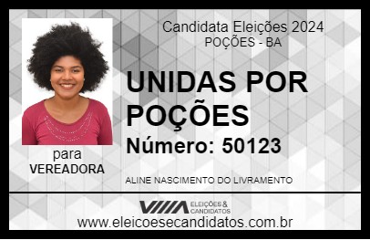 Candidato UNIDAS POR POÇÕES 2024 - POÇÕES - Eleições