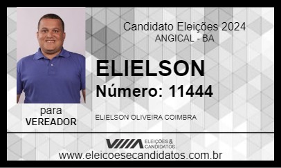 Candidato ELIELSON 2024 - ANGICAL - Eleições