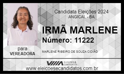 Candidato IRMÃ MARLENE 2024 - ANGICAL - Eleições