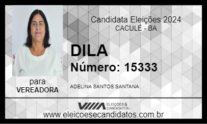 Candidato DILA 2024 - CACULÉ - Eleições