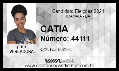 Candidato CATIA 2024 - IRAMAIA - Eleições