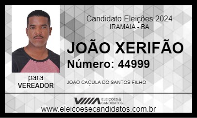 Candidato JOÃO XERIFÃO 2024 - IRAMAIA - Eleições