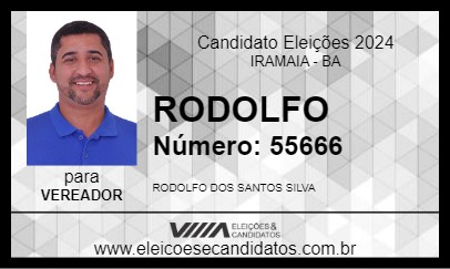 Candidato RODOLFO 2024 - IRAMAIA - Eleições