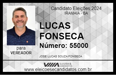 Candidato LUCAS FONSECA 2024 - IRAMAIA - Eleições