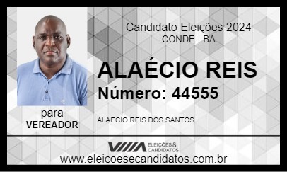 Candidato ALAÉCIO REIS 2024 - CONDE - Eleições