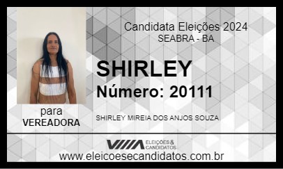 Candidato SHIRLEY 2024 - SEABRA - Eleições