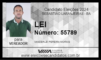 Candidato LEI 2024 - SEBASTIÃO LARANJEIRAS - Eleições