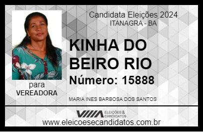 Candidato KINHA DO BEIRO RIO 2024 - ITANAGRA - Eleições