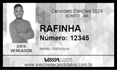 Candidato RAFINHA 2024 - BONITO - Eleições