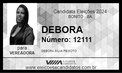 Candidato DEBORA 2024 - BONITO - Eleições