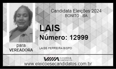 Candidato LAIS 2024 - BONITO - Eleições