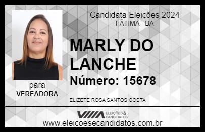 Candidato MARLY DO LANCHE 2024 - FÁTIMA - Eleições