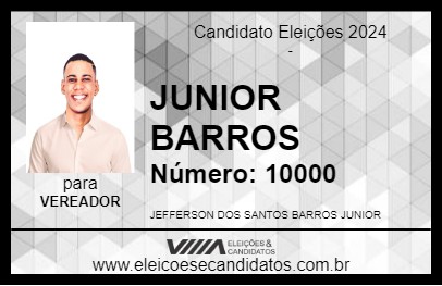 Candidato JUNIOR BARROS 2024 - CONCEIÇÃO DO JACUÍPE - Eleições