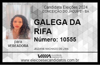 Candidato GALEGA DA RIFA 2024 - CONCEIÇÃO DO JACUÍPE - Eleições