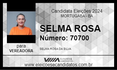 Candidato SELMA ROSA 2024 - MORTUGABA - Eleições