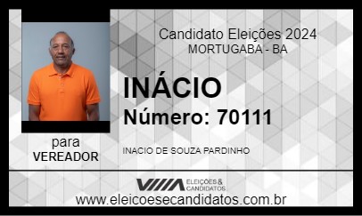 Candidato INÁCIO 2024 - MORTUGABA - Eleições