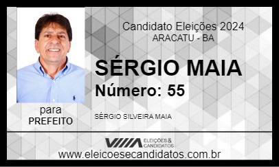 Candidato SÉRGIO MAIA 2024 - ARACATU - Eleições