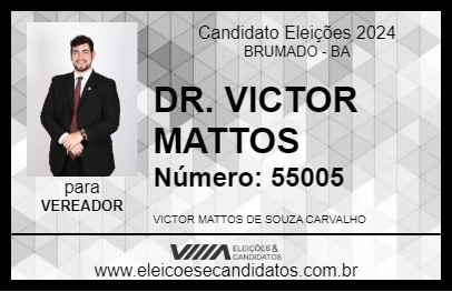 Candidato DR. VICTOR MATTOS 2024 - BRUMADO - Eleições