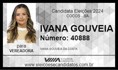 Candidato IVANA GOUVEIA 2024 - COCOS - Eleições