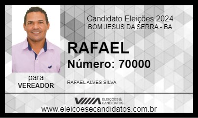 Candidato RAFAEL 2024 - BOM JESUS DA SERRA - Eleições