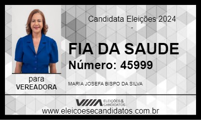 Candidato FIA DA SAUDE 2024 - SANTO ANTÔNIO DE JESUS - Eleições