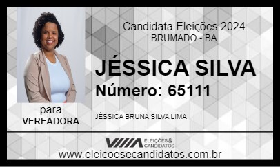 Candidato JÉSSICA SILVA 2024 - BRUMADO - Eleições