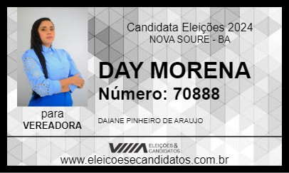 Candidato DAY MORENA 2024 - NOVA SOURE - Eleições