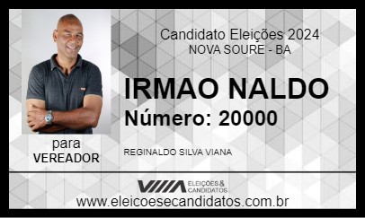 Candidato IRMAO NALDO 2024 - NOVA SOURE - Eleições