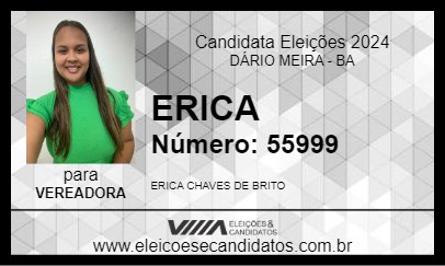 Candidato ERICA 2024 - DÁRIO MEIRA - Eleições