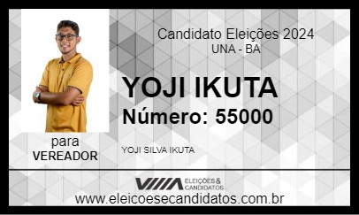 Candidato YOJI IKUTA 2024 - UNA - Eleições