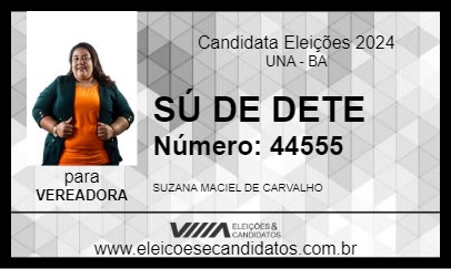 Candidato SÚ DE DETE 2024 - UNA - Eleições