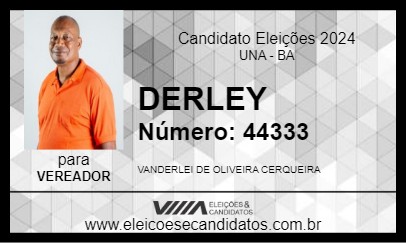 Candidato DERLEY 2024 - UNA - Eleições