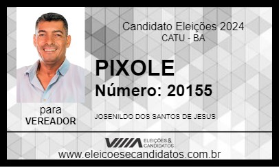 Candidato PIXOLE 2024 - CATU - Eleições