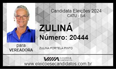 Candidato ZULINÁ 2024 - CATU - Eleições