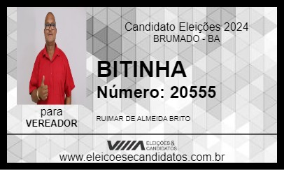 Candidato BITINHA 2024 - BRUMADO - Eleições