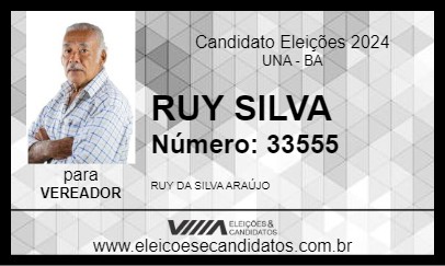 Candidato RUY SILVA 2024 - UNA - Eleições