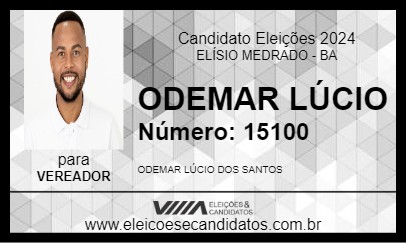 Candidato ODEMAR LÚCIO 2024 - ELÍSIO MEDRADO - Eleições