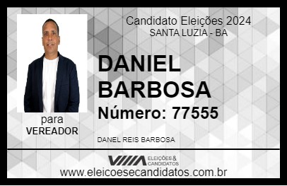 Candidato DANIEL BARBOSA 2024 - SANTA LUZIA - Eleições