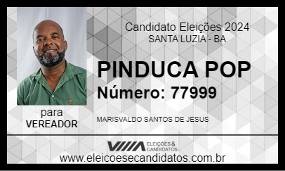 Candidato PINDUCA POP 2024 - SANTA LUZIA - Eleições