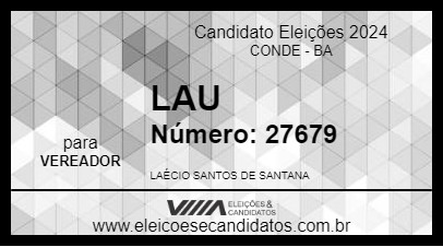 Candidato LAU 2024 - CONDE - Eleições