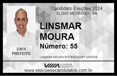 Candidato LINSMAR MOURA 2024 - ELÍSIO MEDRADO - Eleições