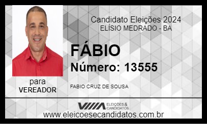 Candidato FÁBIO 2024 - ELÍSIO MEDRADO - Eleições