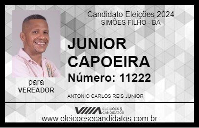 Candidato JUNIOR CAPOEIRA 2024 - SIMÕES FILHO - Eleições