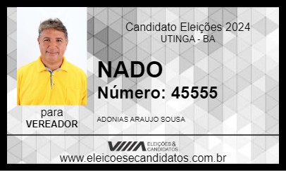 Candidato NADO 2024 - UTINGA - Eleições