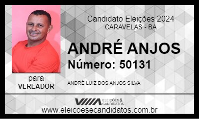 Candidato ANDRÉ ANJOS  2024 - CARAVELAS - Eleições