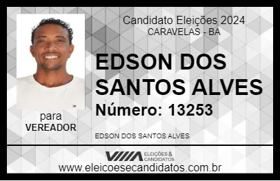 Candidato EDINHO CHAMA NA CATRACA 2024 - CARAVELAS - Eleições